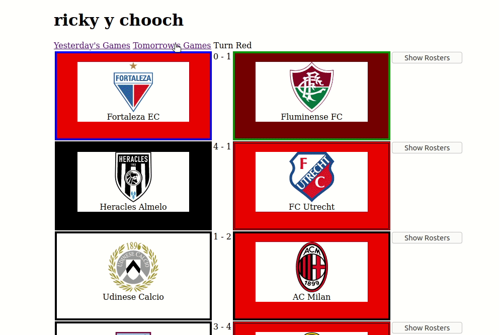 screengrabs from clojure footy app by eric