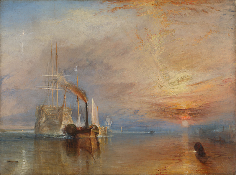 Turners painting, the fighting temeraire